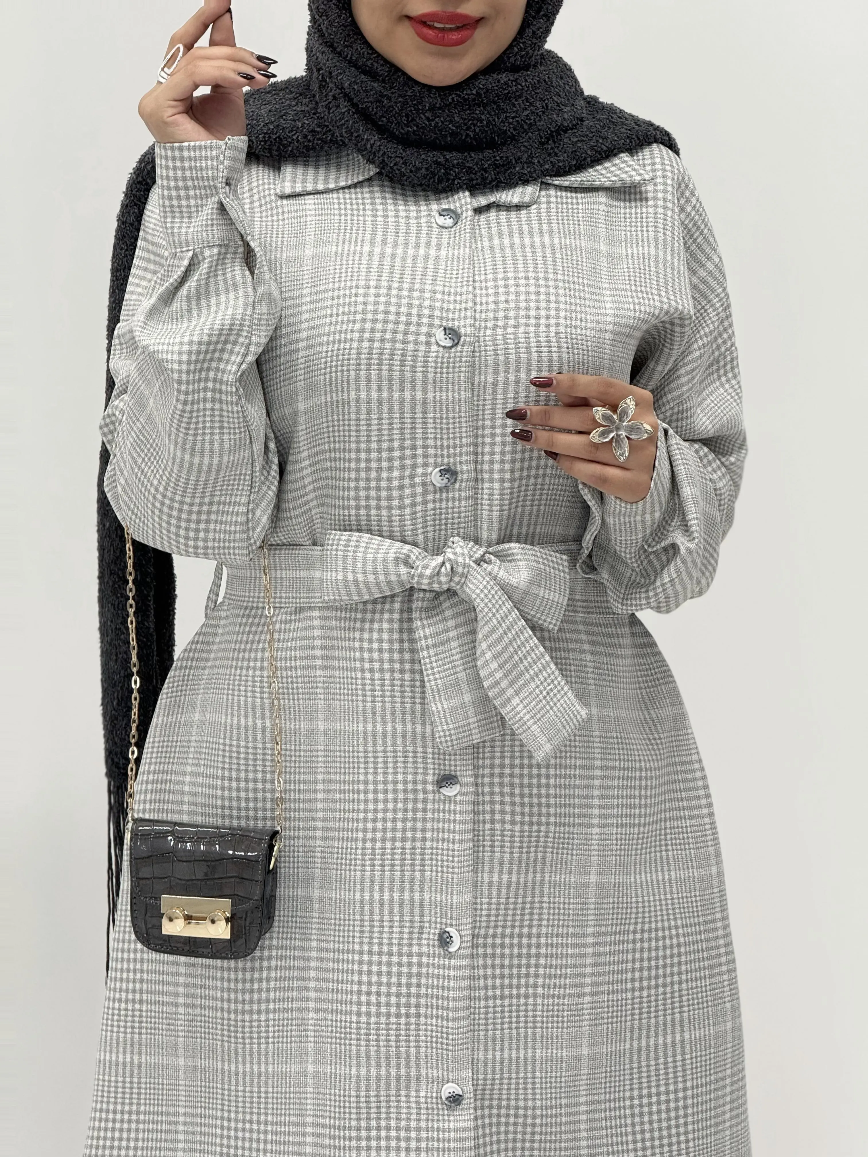 3564-مانتو پاییزه شایلین